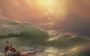 アイヴァゾフスキー『第九の波濤』/ Ivan Aivazovsky "The Ninth Wave" / Айвазовский И.К. "Девятый вал"